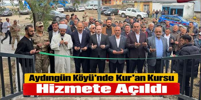Arpaçay'ın Aydıngün Köyü’nde Kur’an Kursu Hizmete Açıldı