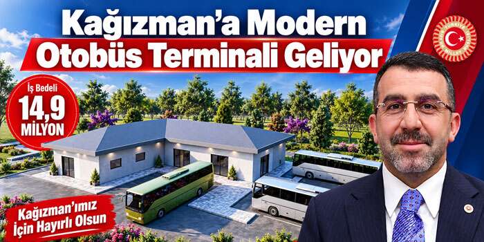 Kağızman’a Modern Otobüs Terminali Geliyor