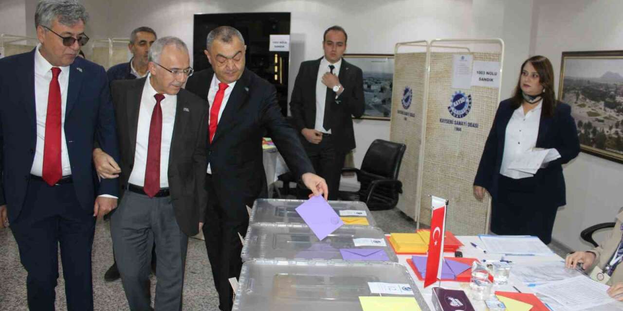 Kayseri Sanayi Odası’nda seçim heyecanı
