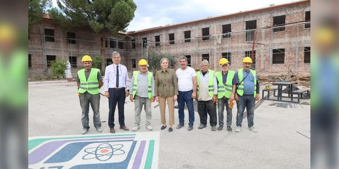 Nazilli’de iki okulda deprem güçlendirmesi sürüyor