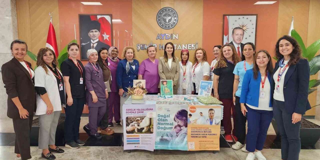Aydın Şehir Hastanesi’nde anne adayları bilgilendirildi