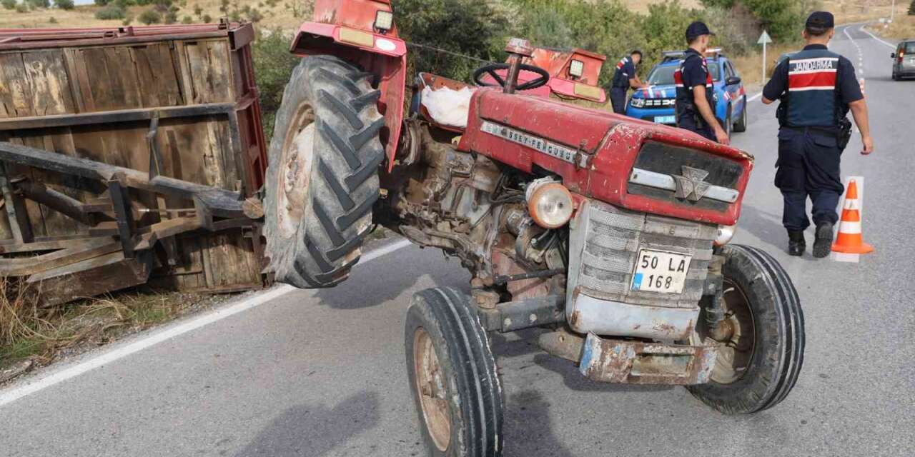 Nevşehir’de traktör kazası: 2’si çocuk, 3 yaralı