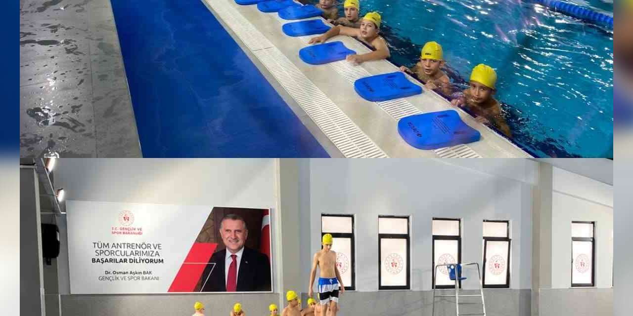 Burhaniye’de hafızlık öğrencileri yüzme etkinliğine katıldı