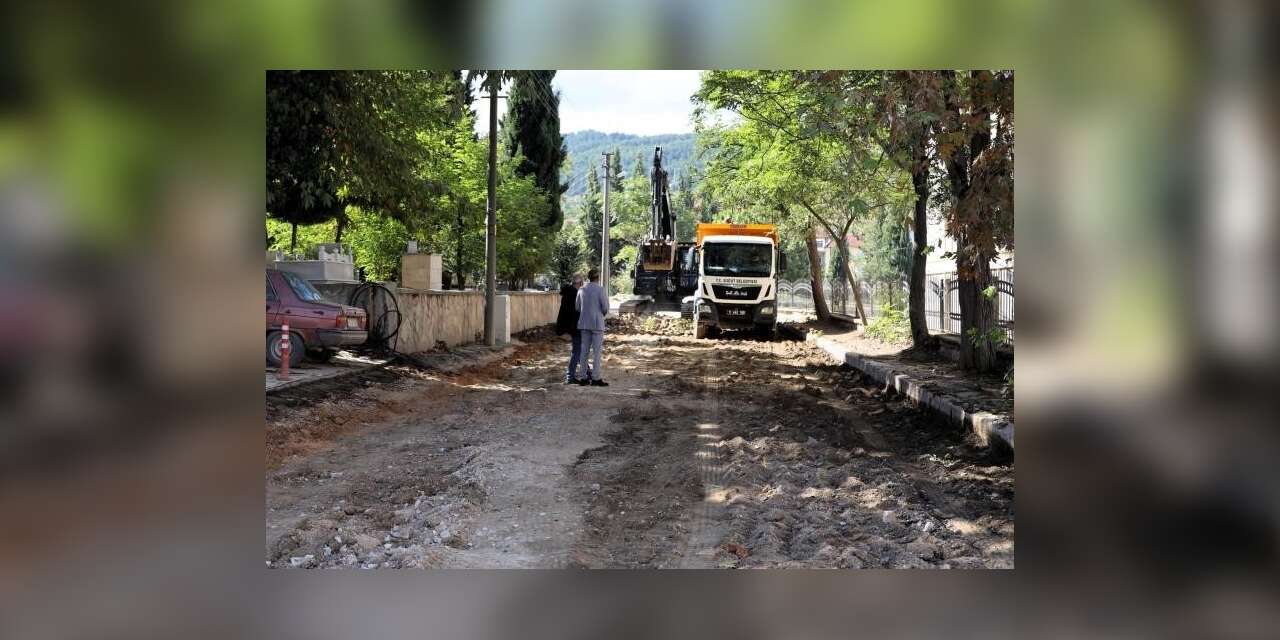 Bilecik’te 10 bin metrekarelik alanda üstyapı dönüşümü başladı