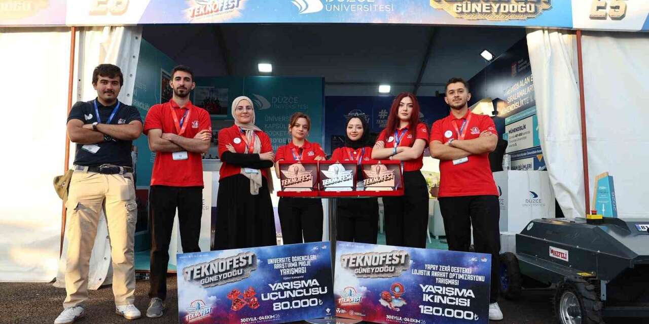 Düzce Üniversitesi beş alanda 5 ödülle