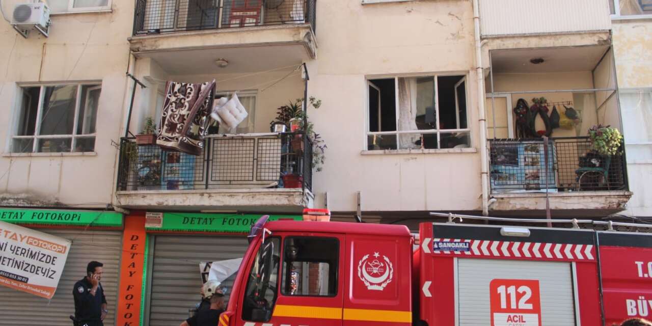 Aydın’da ev yangını