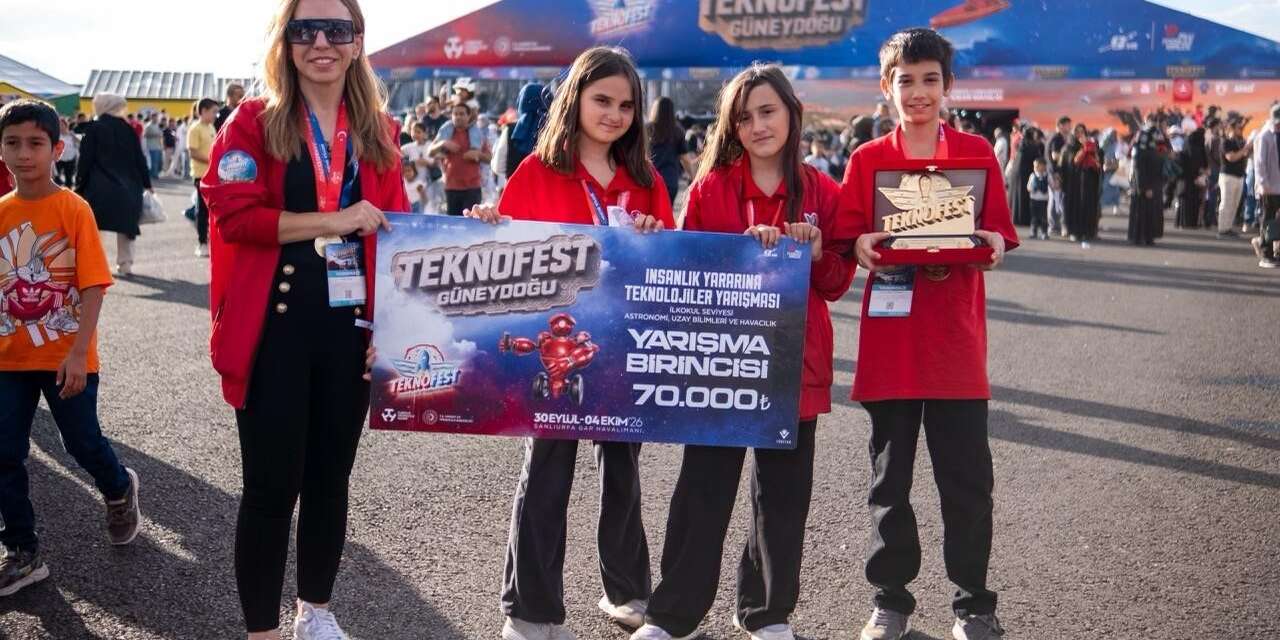 Denizli’nin bilim merkezinden TEKNOFEST’te dört Türkiye derecesi