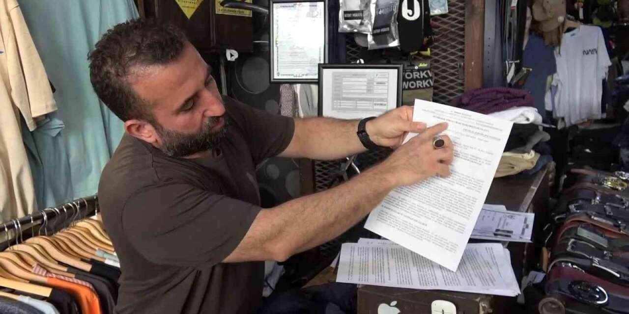 Diyarbakır’da iş yeri mühürlenen esnaftan tepki