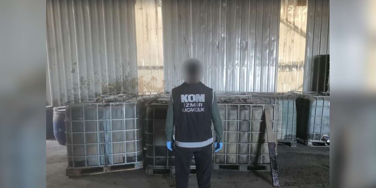 İzmir’de katı atık tesisine kaçak akaryakıt baskını