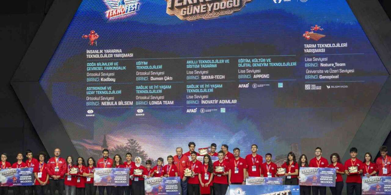 Teknofest Güneydoğu ödül töreni