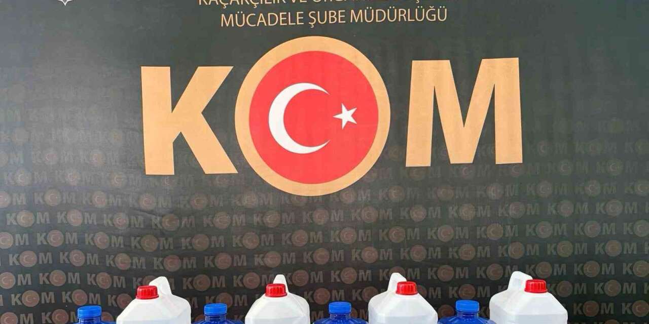 Yozgat’ta 30 litre kaçak etil alkol ele geçirildi