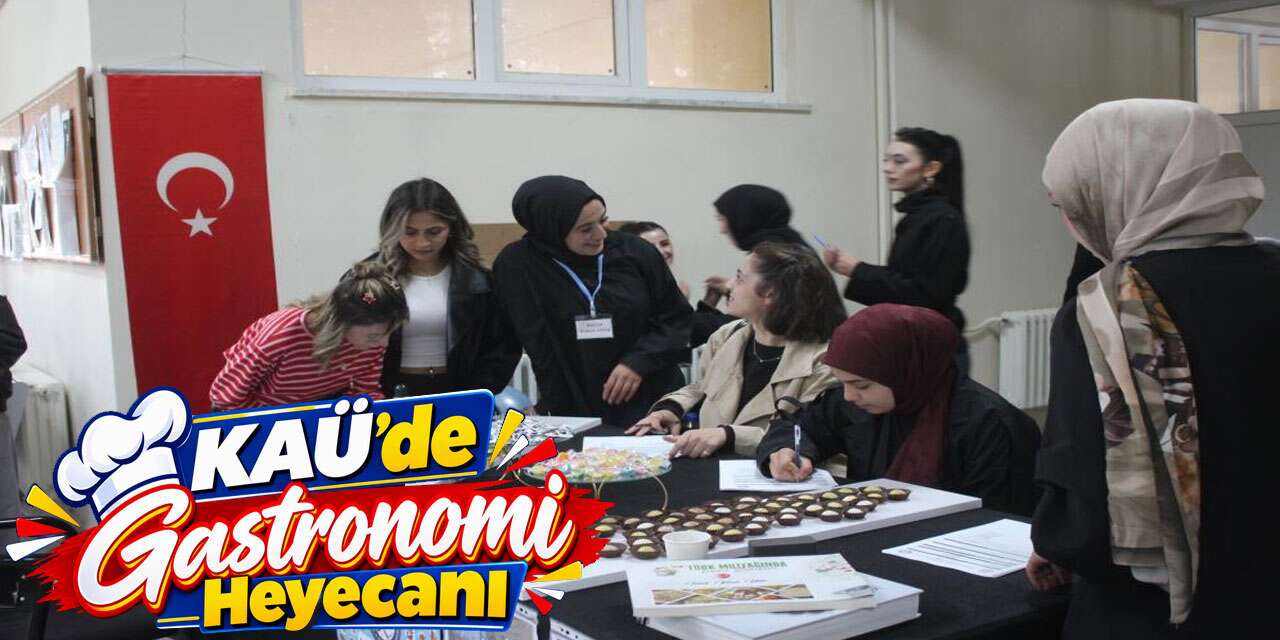 Kafkas Üniversitesi’nde gastronomi heyecanı: Öğrenciler standa akın etti