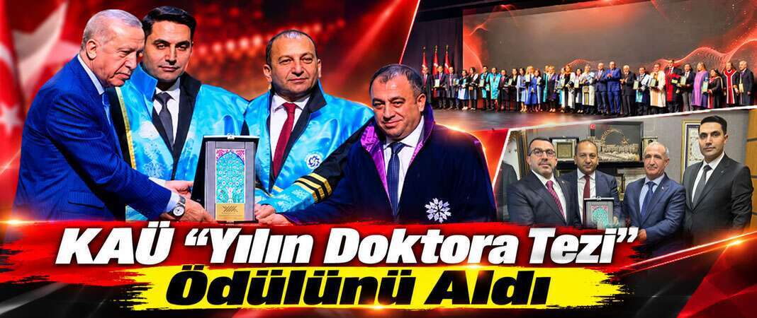 Kafkas Üniversitesi Matematik Alanında “Yılın Doktora Tezi” Ödülünü Aldı