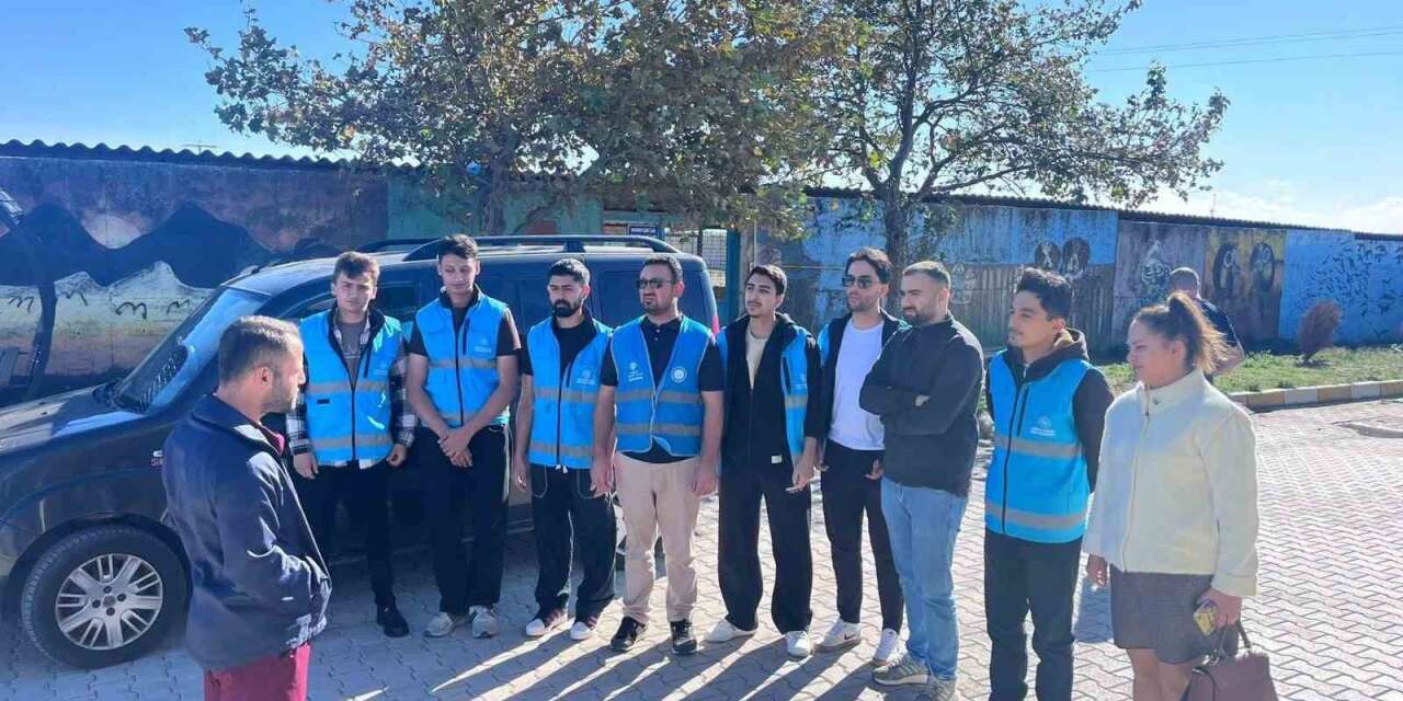 Kuşcenneti KYK öğrencilerinden sokak hayvanlarına destek