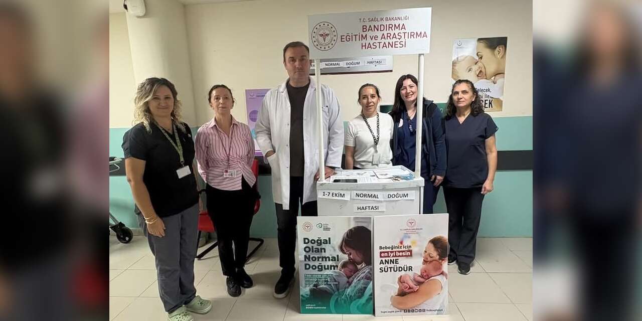 Bandırma’da anne adaylarına normal doğum bilgilendirmesi