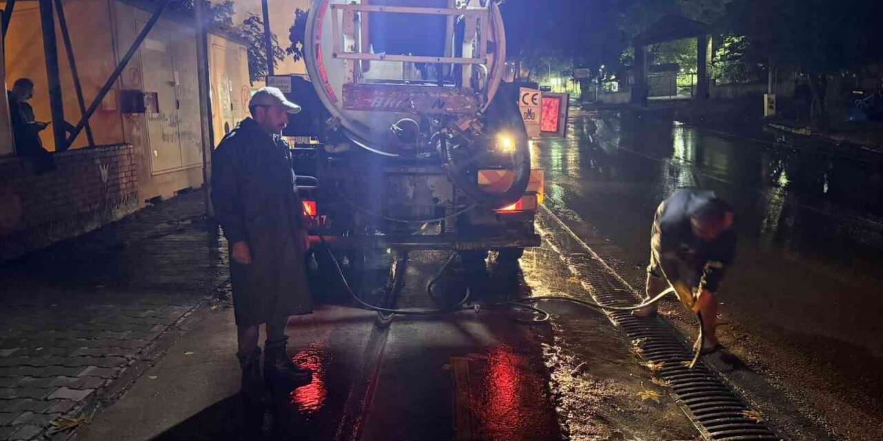 Kahta’da yağış seferberliği: Ekipler 7/24 sahada