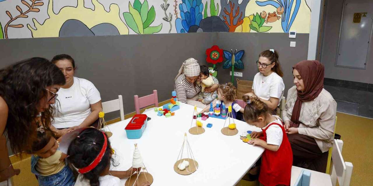 Mersin’de oyun atölyeleri çocukların gelişimine katkı sağlıyor