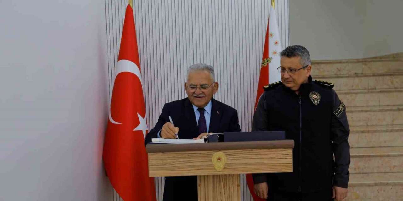 Başkan Büyükkılıç’tan, İl Emniyet Müdürü Ergen’e hayırlı olsun ziyareti