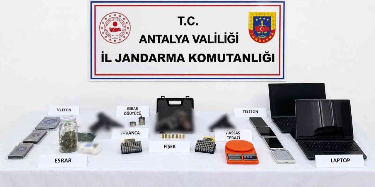 Antalya’da uyuşturucu operasyonu