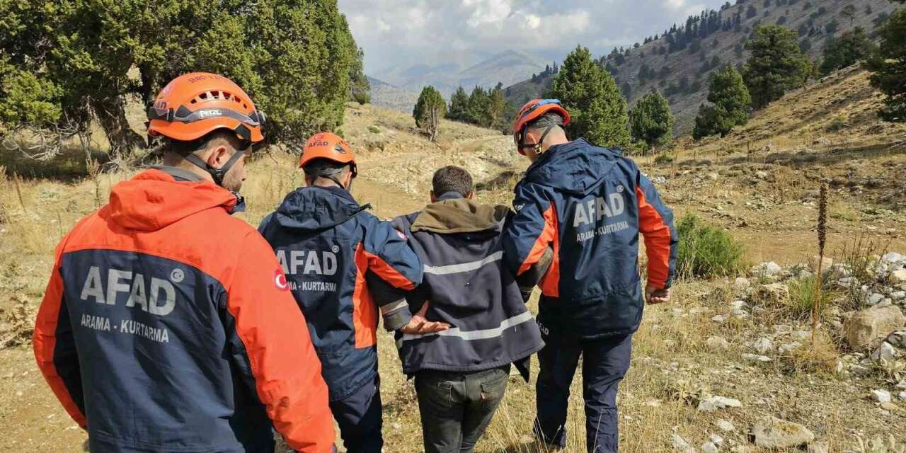 Kahramanmaraş’ta yaylada rahatsızlanan çoban kurtarıldı