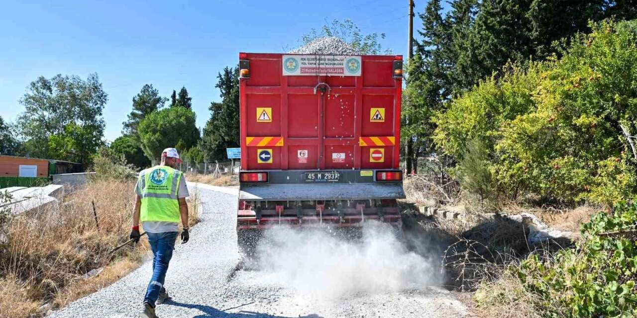 Köprübaşı’nda 2,5 kilometrelik yol yenilendi