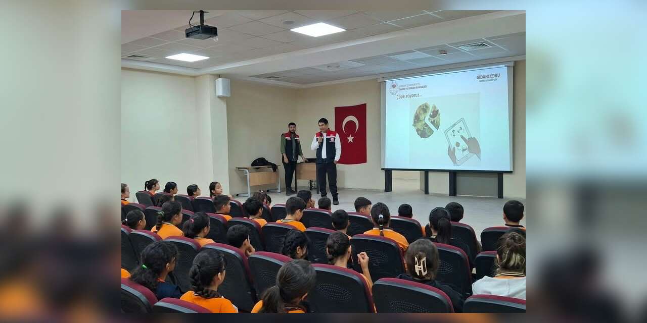 Hatay’da öğrencilere gıda israfına karşı farkındalık eğitimi verildi