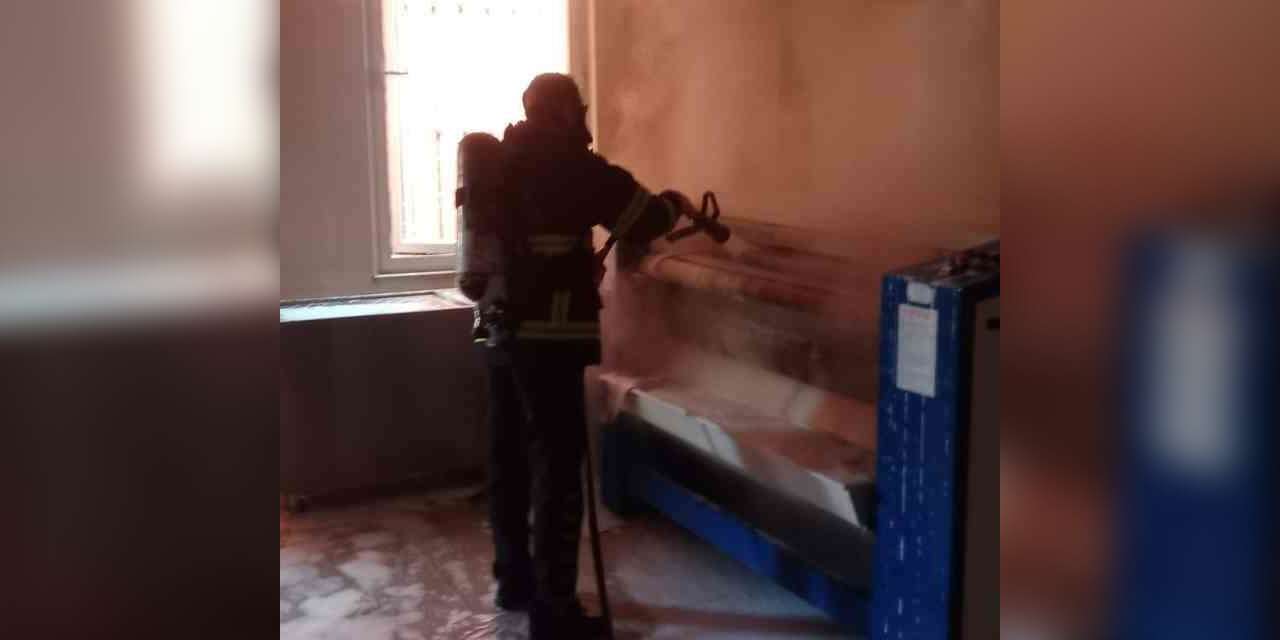 Kız yurdunda küçük çaplı yangın ekipleri harekete geçirdi