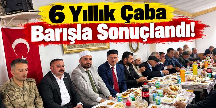 Kağızman’da Yılların Husumeti Barışla Sona Erdi