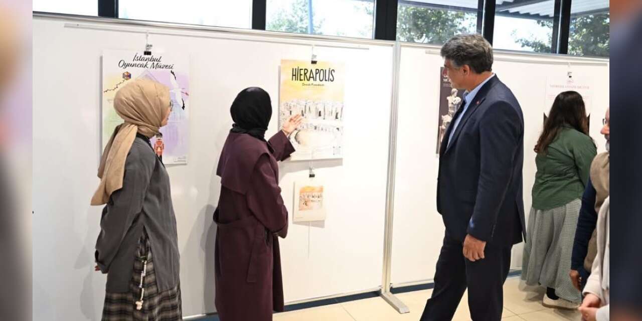 Kartepe’de genç tasarımcıların "Anadolu Müzeleri" sergisi açıldı