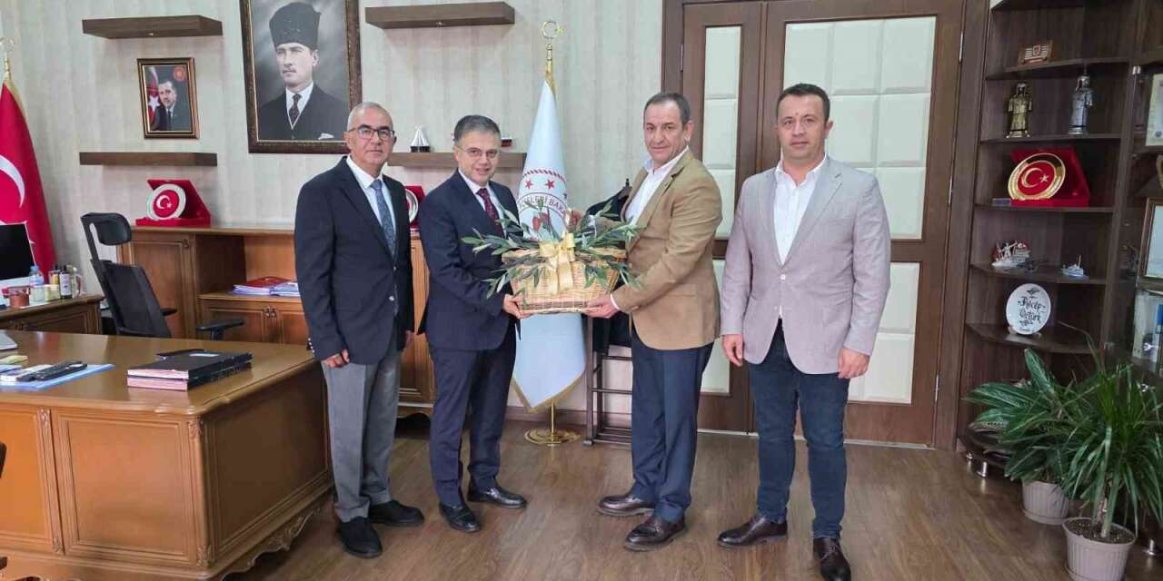 Edincik Marmara Birlik Kooperatifi’nden Kaymakam Öztürk’e ziyaret