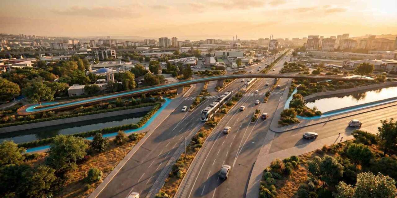 Mavişehir’de yeşil alanlar köprüyle birleşiyor