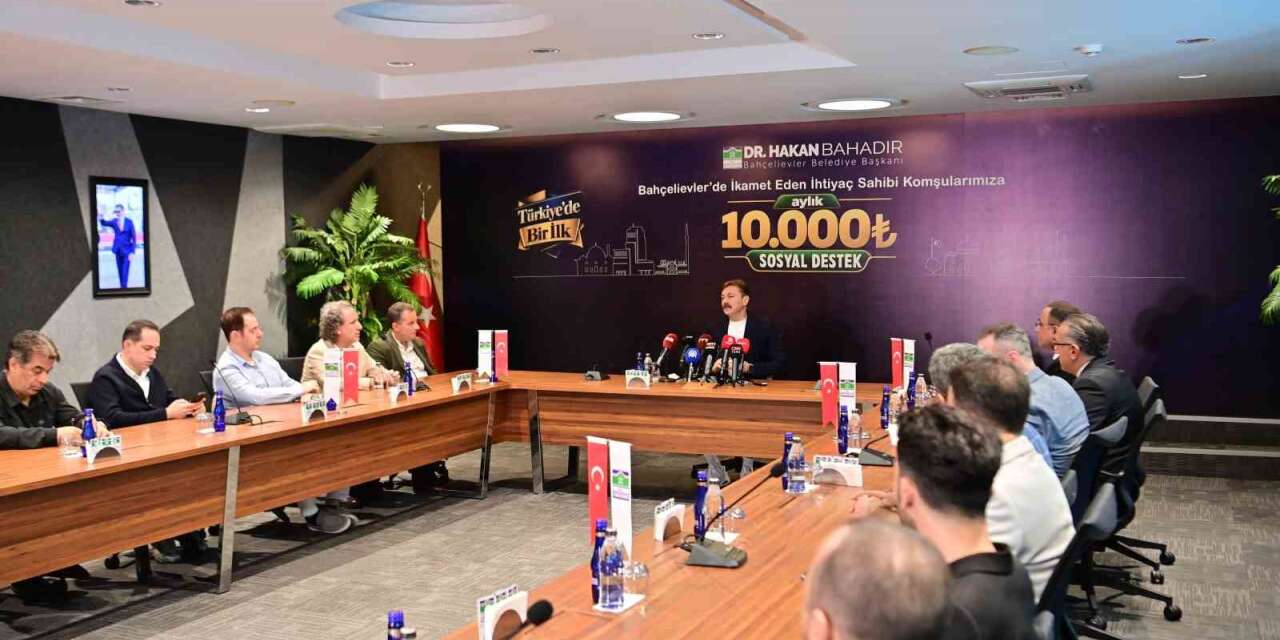 Bahçelievler’de ihtiyaç sahibi her aileye aylık 10 bin liralık düzenli destek