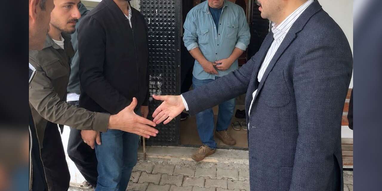 Dicle Kaymakamı Atış, öğrenci, öğretmen ve vatandaşlarla buluştu