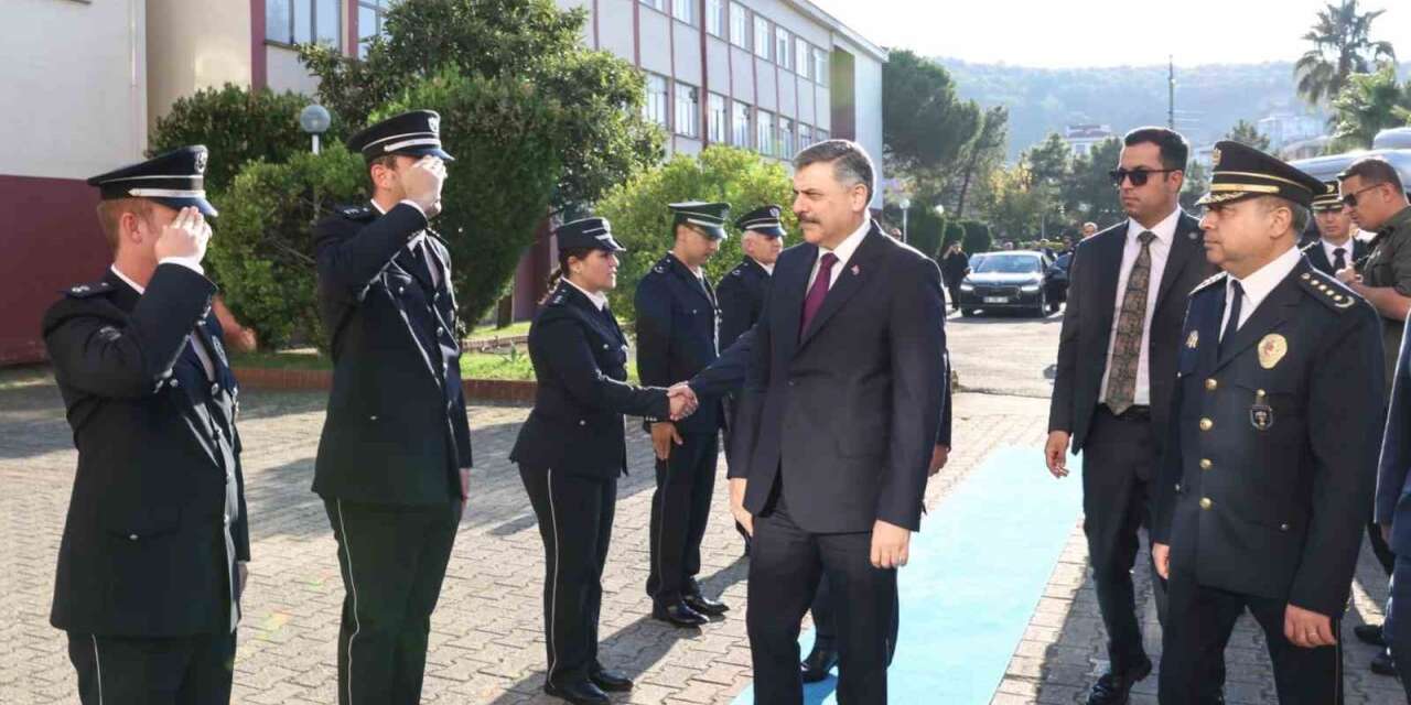 İçişleri Bakanı Çiftçi, Samsun’da polis okulunu ziyaret etti