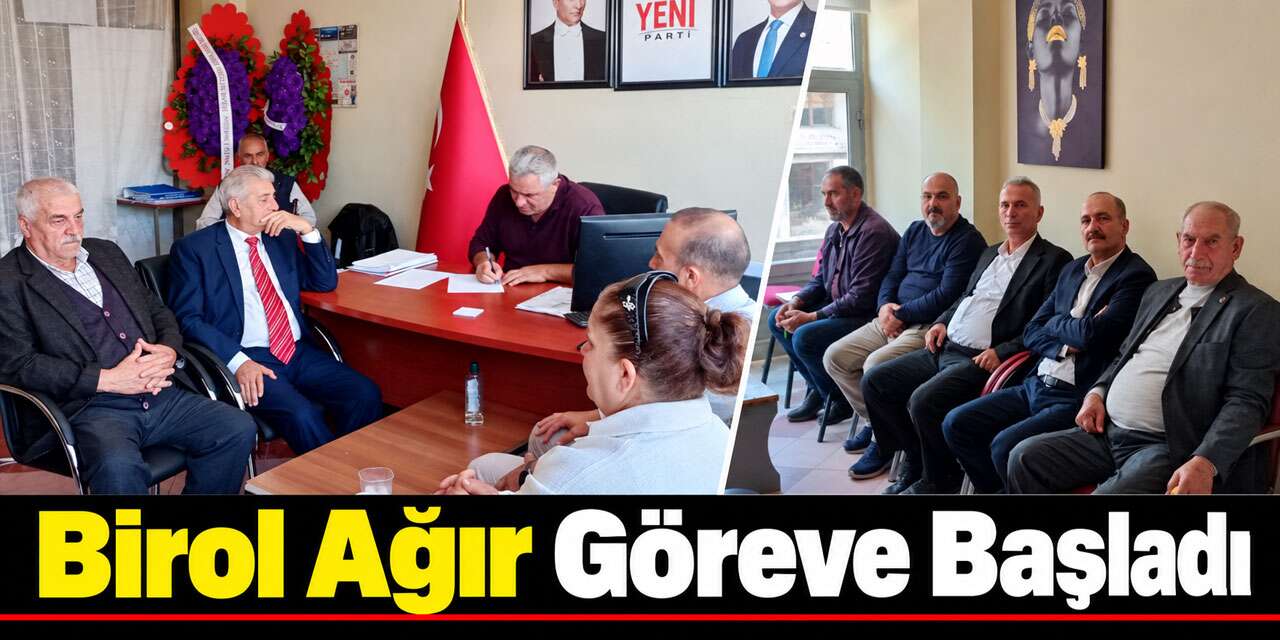 Yeni Parti Kağızman İlçe Başkanı Birol Ağır Mazbatasını Aldı
