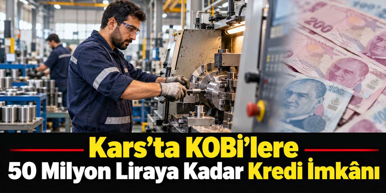 Kars’ta KOBİ’lere 50 Milyon Liraya Kadar Kredi İmkânı