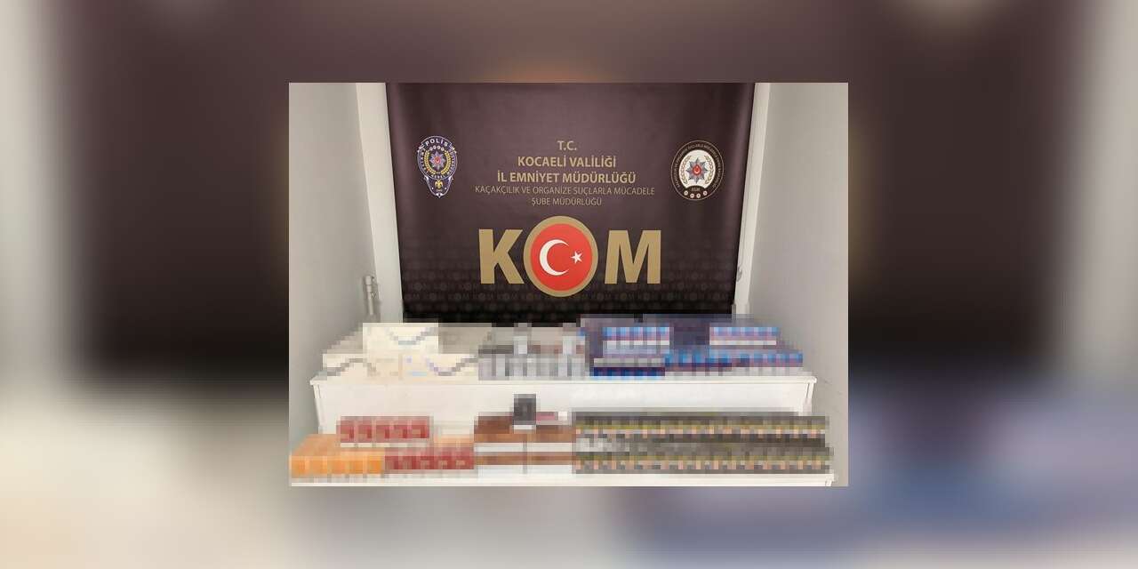 Bin 410 paket kaçak sigara ve 90 paket tütün ele geçirildi
