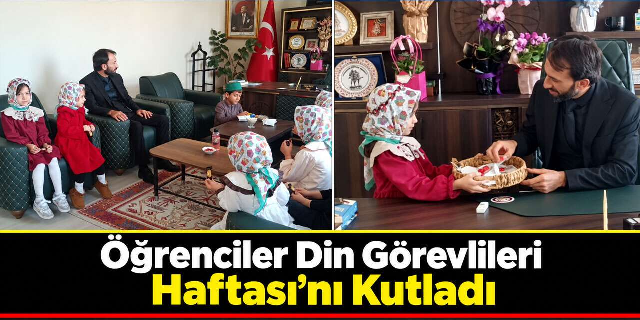 Sarıkamış’ta Kur’an Kursu Öğrencileri Din Görevlileri Haftası’nı Kutladı