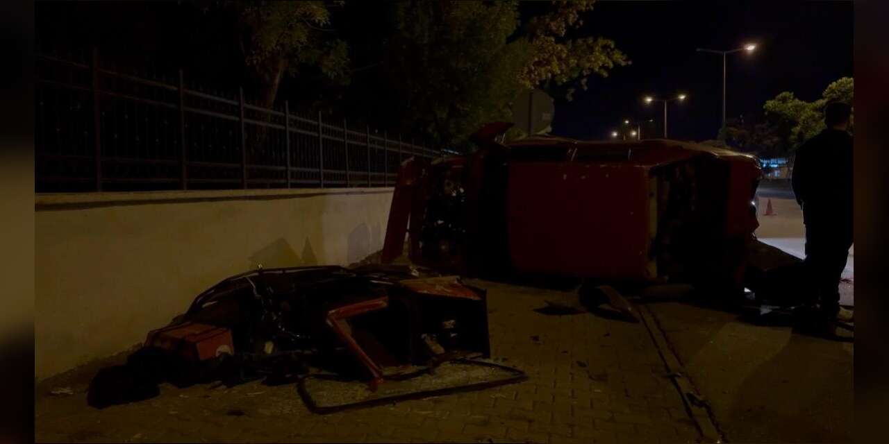 Karşı yola geçen otomobil, motosiklete çarptı: 1 ağır yaralı