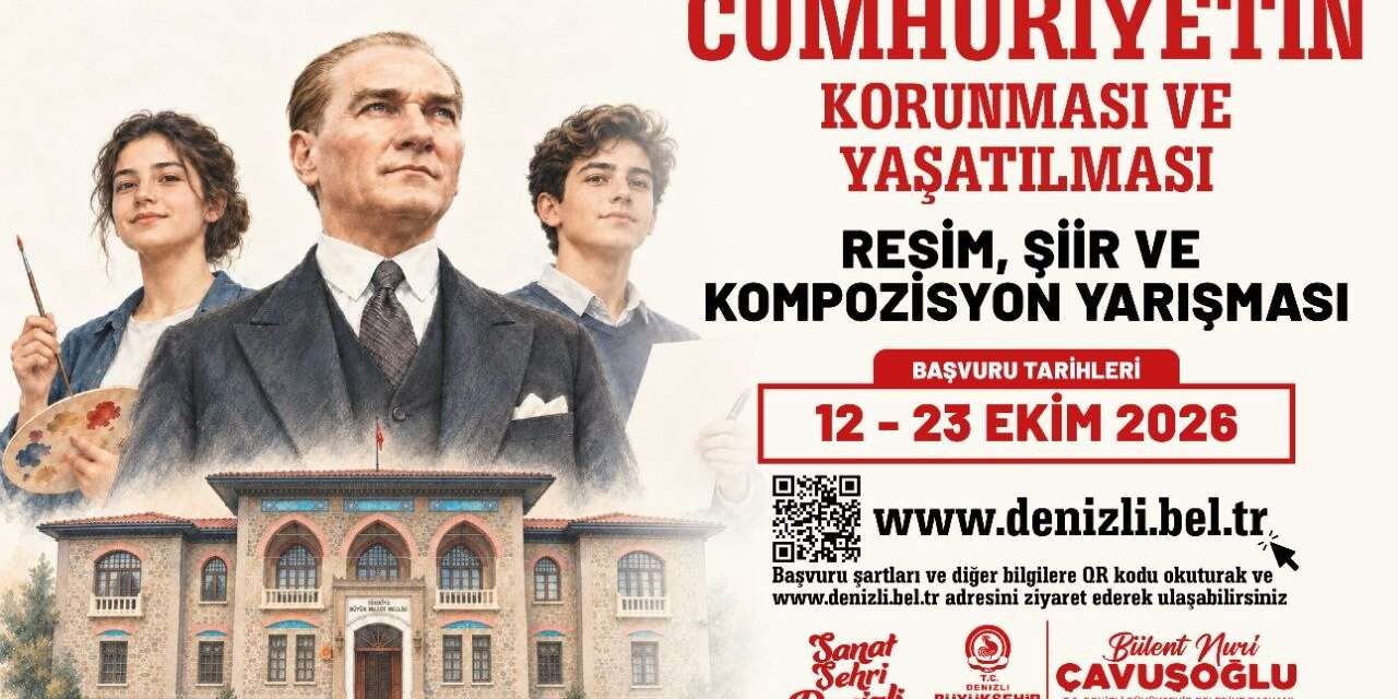 Denizli Büyükşehir’den Cumhuriyet’in 103. yılına özel yarışma