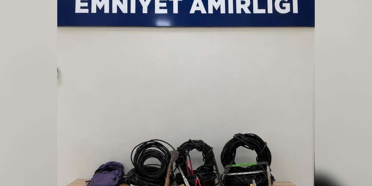 Hasköy’de enerji kablosu hırsızlığı şüphelisi yakalandı