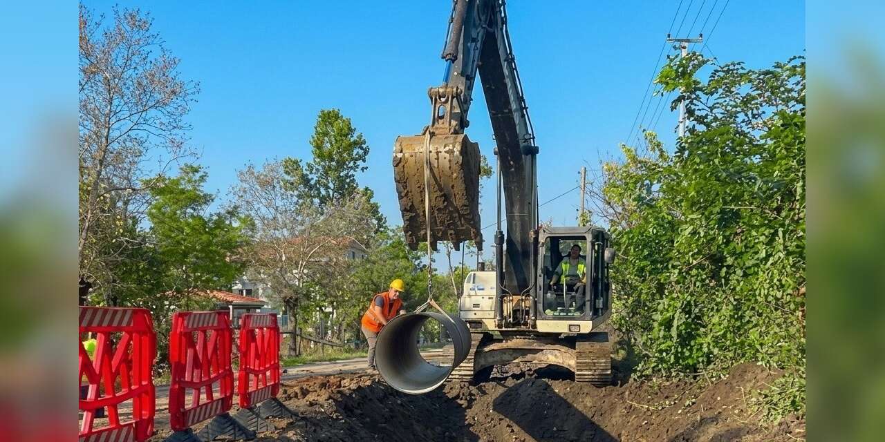 SASKİ’den Salıpazarı Barajı için 11 kilometrelik isale hattı çalışması