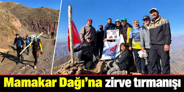 Karslı Dağcılar Mamakar Dağı’nın Zirvesine Ulaştı