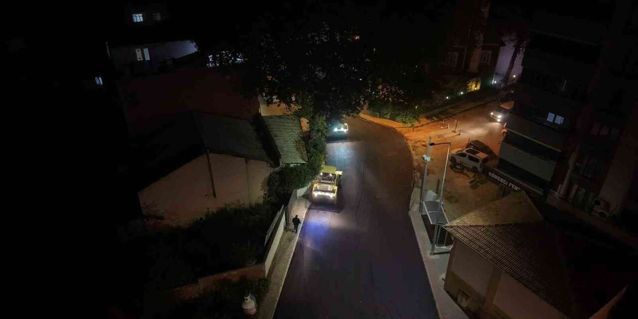 Büyükşehir ekiplerinden ulaşımda gece mesaisi