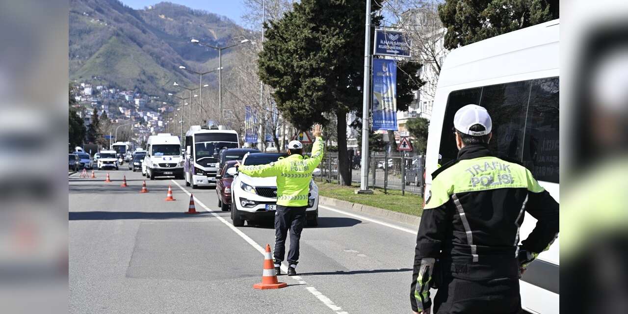 Ordu’da trafik denetimleri: Bir haftada 20 bine yakın araç denetlendi