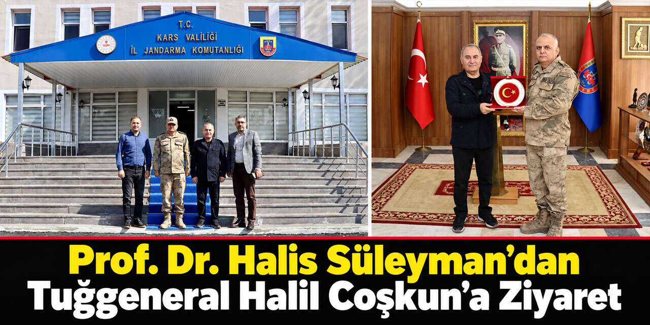 Prof. Dr. Halis Süleyman’dan Tuğgeneral Halil Coşkun’a Ziyaret