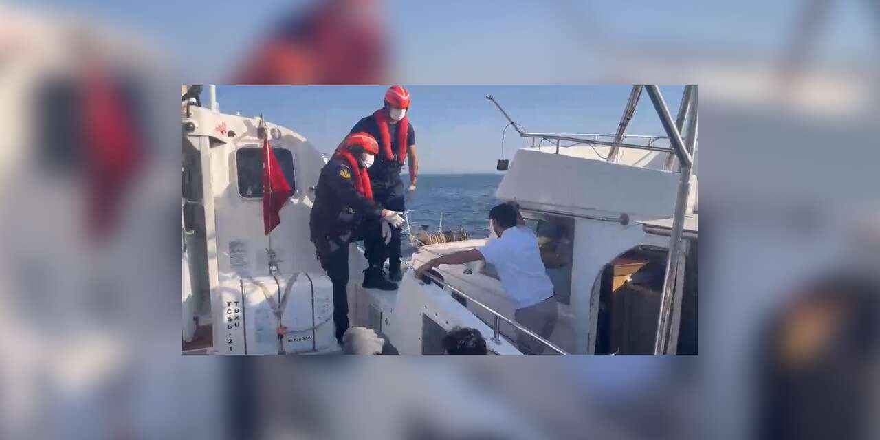 Aydın’da 17 düzensiz göçmen kurtarıldı, 1 göçmen kaçakçısı şüphelisi yakalandı