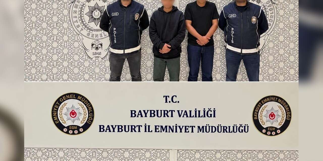 Bayburt’ta 2 düzensiz göçmen yakalandı