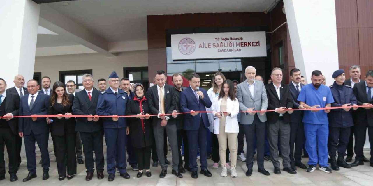 Çavdarhisar Devlet Hastanesi törenle hizmete açıldı