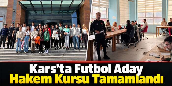 Kars’ta Hakem Adayları Üç Günlük Eğitimi Tamamladı